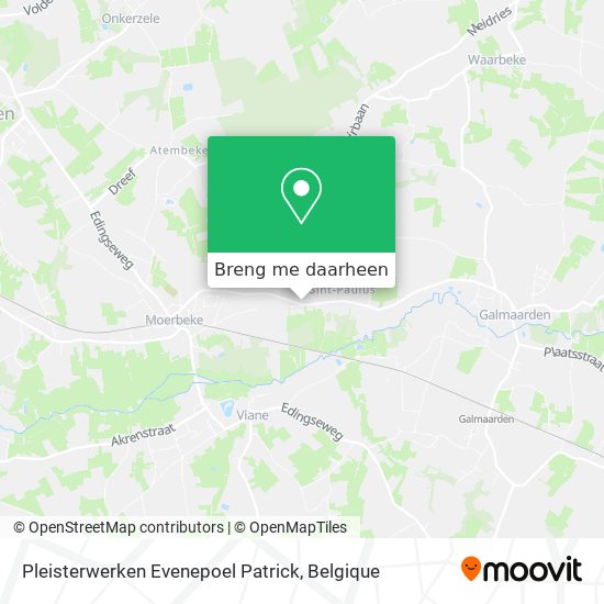 Pleisterwerken Evenepoel Patrick kaart