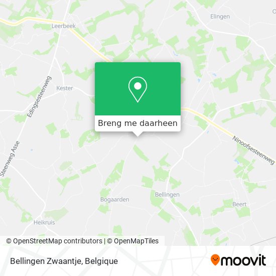 Bellingen Zwaantje kaart