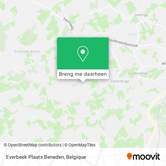 Everbeek Plaats Beneden kaart