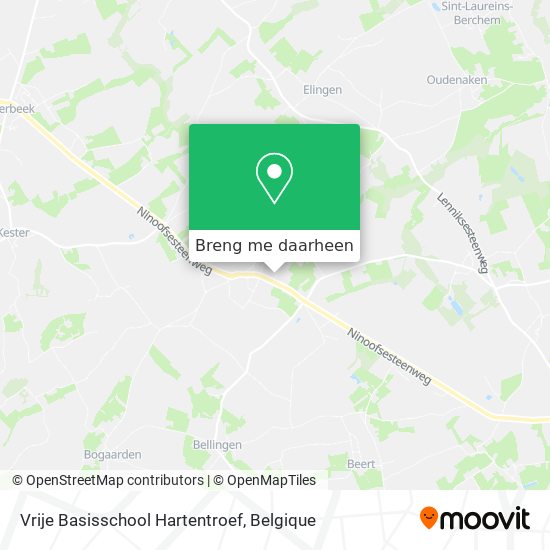 Vrije Basisschool Hartentroef kaart