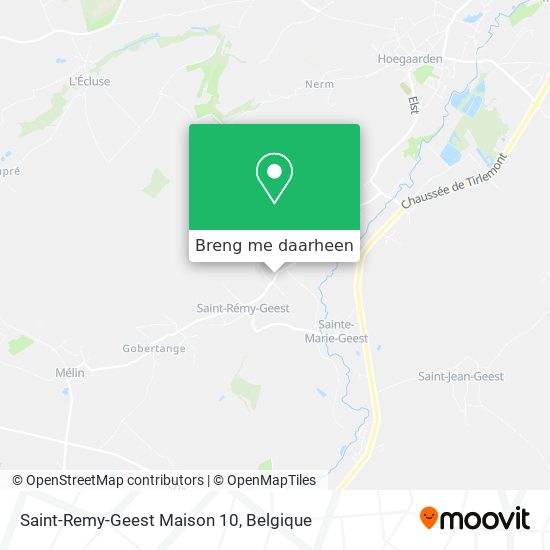 Saint-Remy-Geest Maison 10 kaart