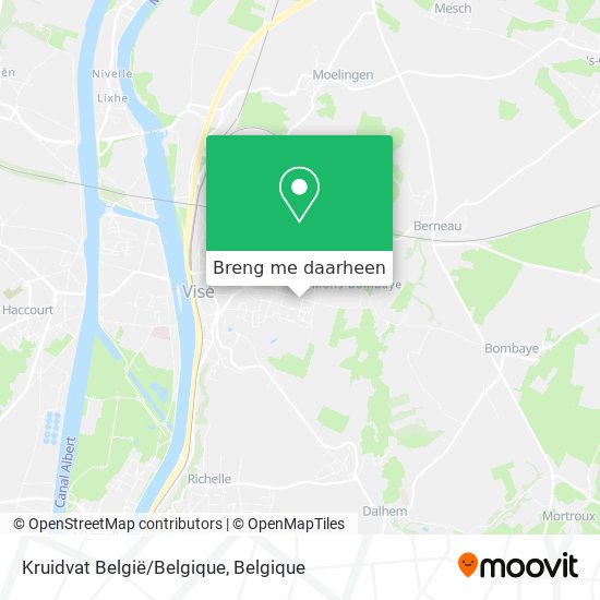 Kruidvat België/Belgique kaart