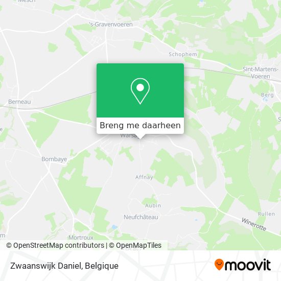 Zwaanswijk Daniel kaart