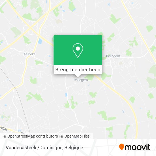 Vandecasteele/Dominique kaart