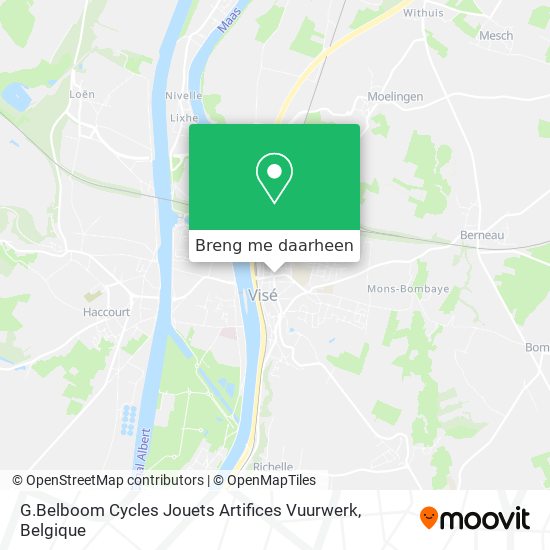 G.Belboom Cycles Jouets Artifices Vuurwerk kaart