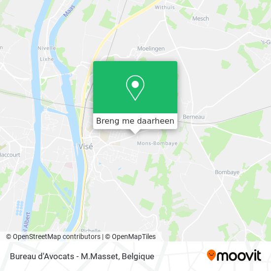 Bureau d'Avocats - M.Masset kaart