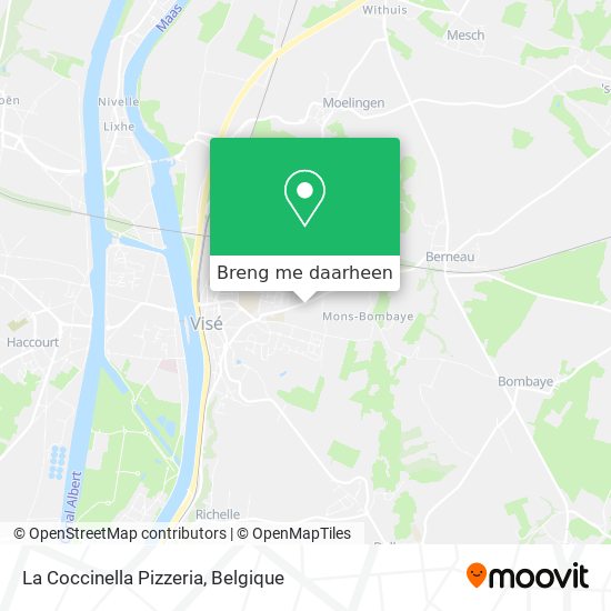 La Coccinella Pizzeria kaart