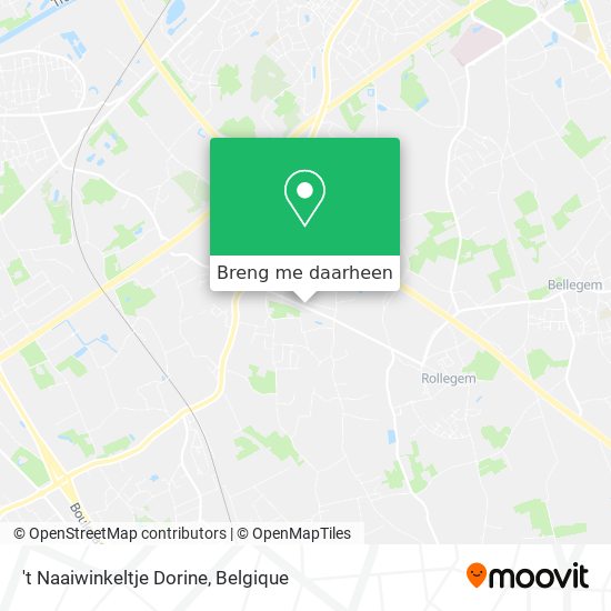't Naaiwinkeltje Dorine kaart