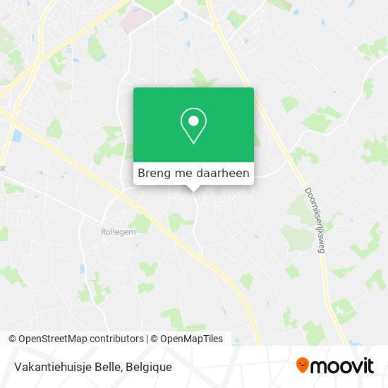 Vakantiehuisje Belle kaart