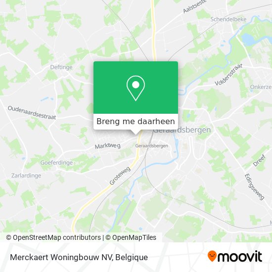 Merckaert Woningbouw NV kaart