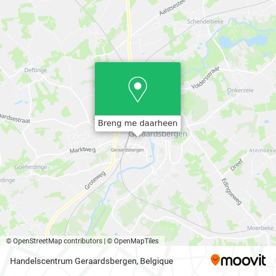 Handelscentrum Geraardsbergen kaart