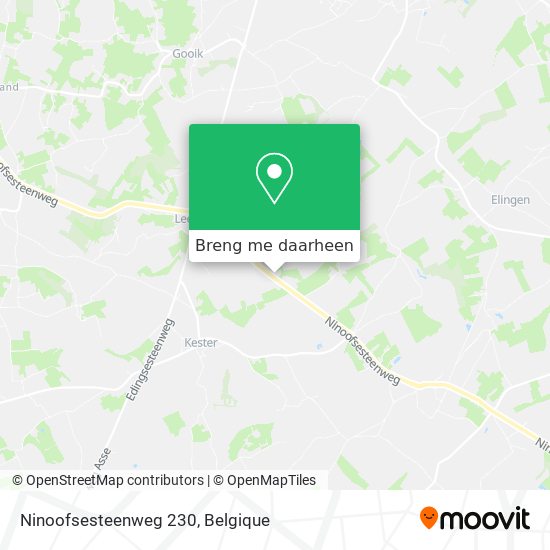 Ninoofsesteenweg 230 kaart