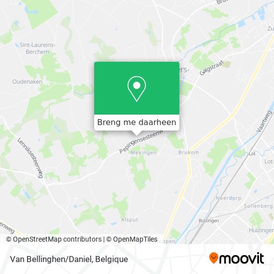 Van Bellinghen/Daniel kaart