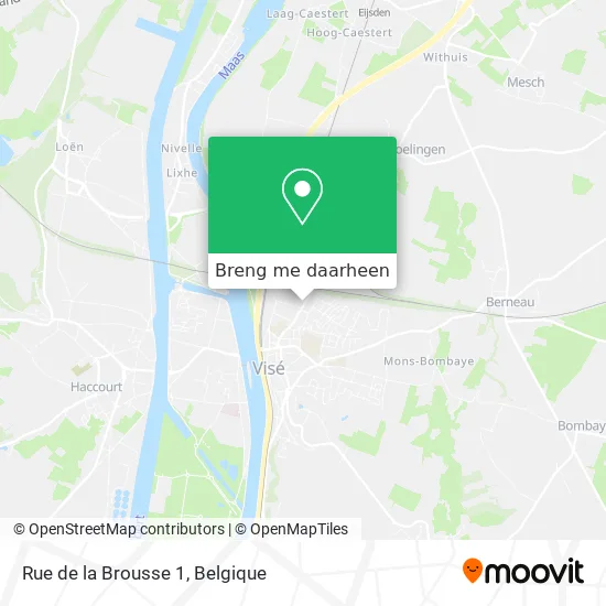 Rue de la Brousse 1 kaart