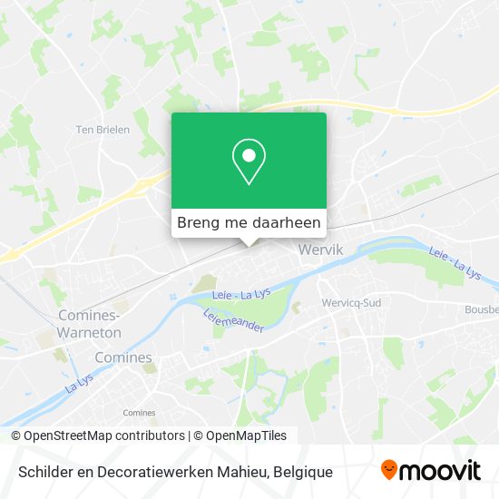 Schilder en Decoratiewerken Mahieu kaart