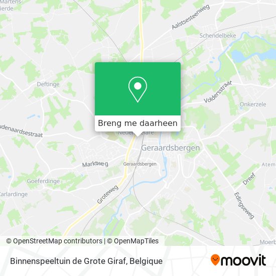 Binnenspeeltuin de Grote Giraf kaart