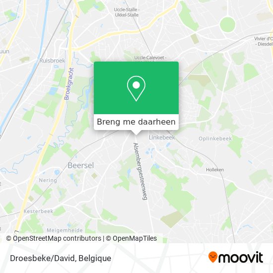 Droesbeke/David kaart