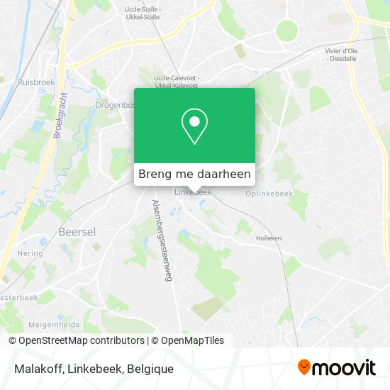 Malakoff, Linkebeek kaart