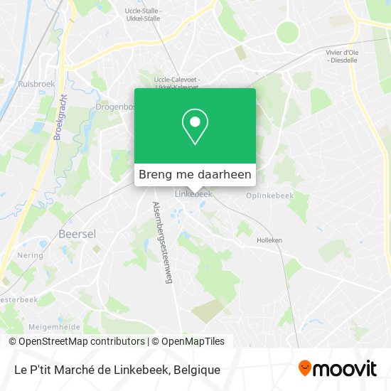 Le P'tit Marché de Linkebeek kaart