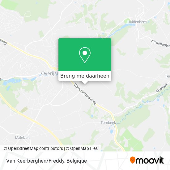 Van Keerberghen/Freddy kaart