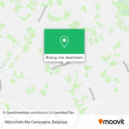 Wijtschate Ma Campagne kaart