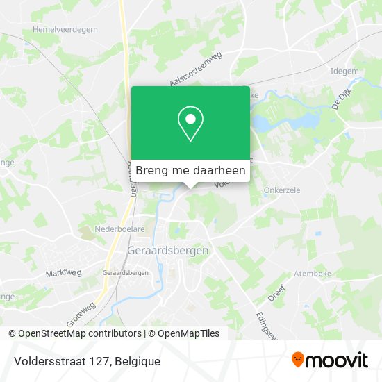 Voldersstraat 127 kaart