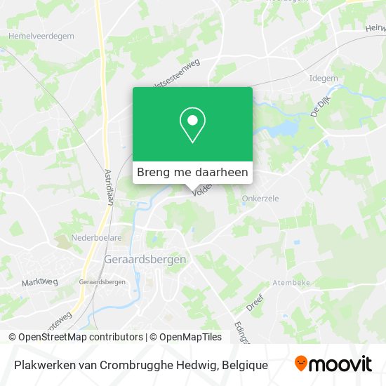Plakwerken van Crombrugghe Hedwig kaart