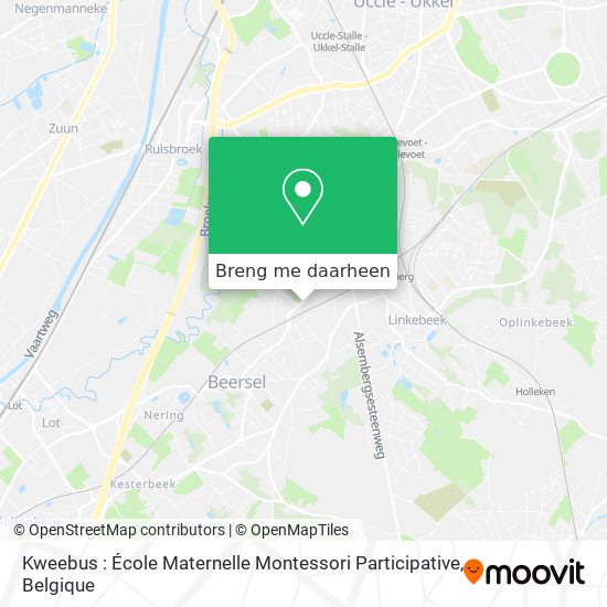 Kweebus : École Maternelle Montessori Participative kaart
