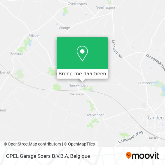 OPEL Garage Soers B.V.B.A kaart