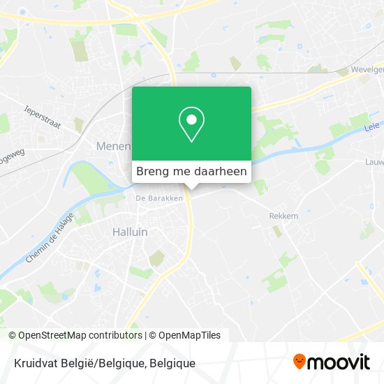 Kruidvat België/Belgique kaart