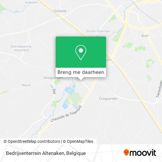 Bedrijventerrein Altenaken kaart