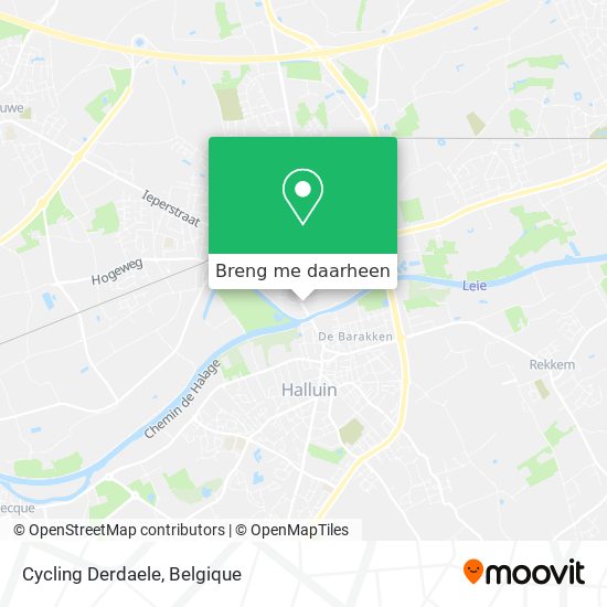 Cycling Derdaele kaart