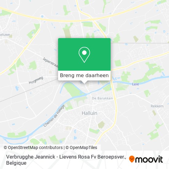 Verbrugghe Jeannick - Lievens Rosa Fv Beroepsver. kaart