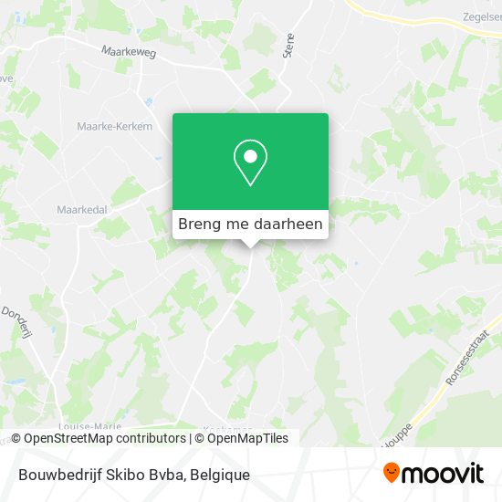 Bouwbedrijf Skibo Bvba kaart