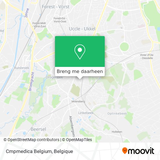 Cmpmedica Belgium kaart