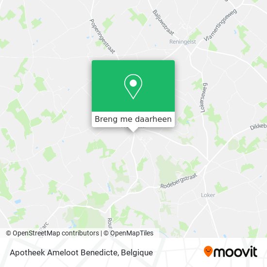 Apotheek Ameloot Benedicte kaart