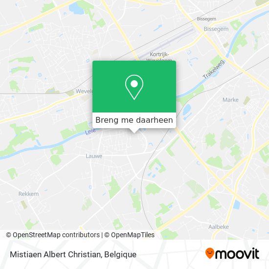Mistiaen Albert Christian kaart