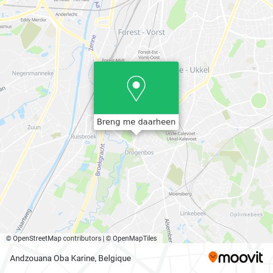 Andzouana Oba Karine kaart