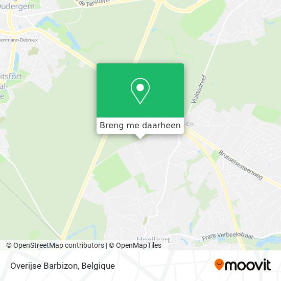 Overijse Barbizon kaart