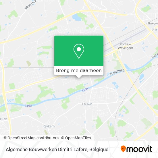 Algemene Bouwwerken Dimitri Lafere kaart