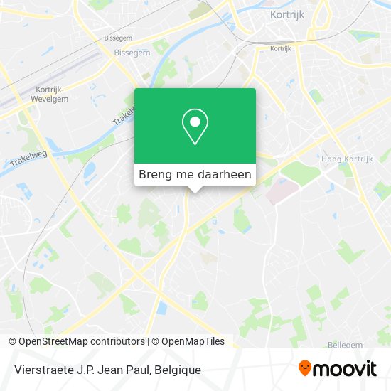 Vierstraete J.P. Jean Paul kaart