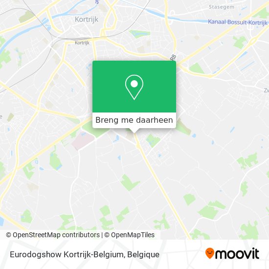 Eurodogshow Kortrijk-Belgium kaart