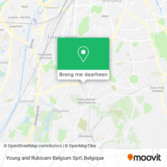 Young and Rubicam Belgium Sprl kaart