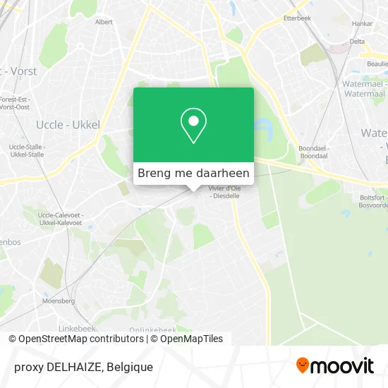 proxy DELHAIZE kaart