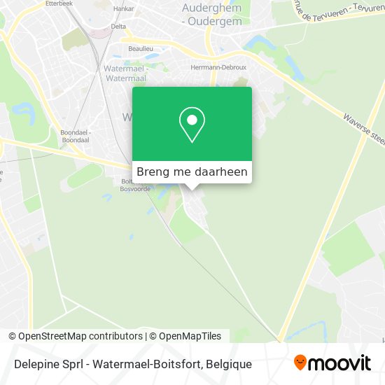 Delepine Sprl - Watermael-Boitsfort kaart