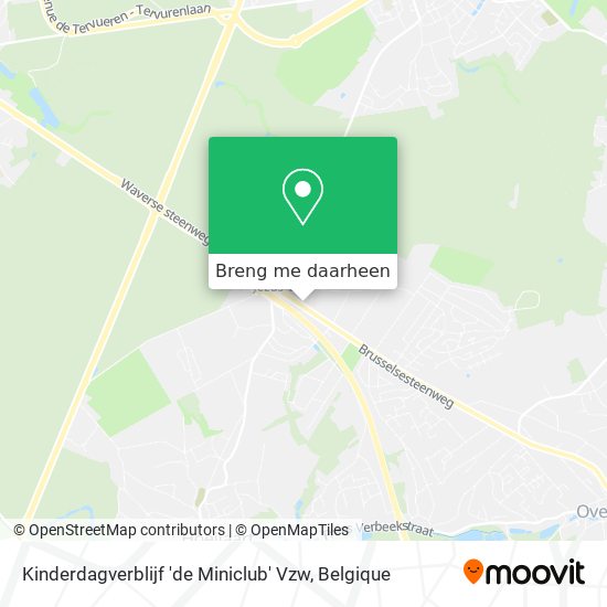 Kinderdagverblijf 'de Miniclub' Vzw kaart