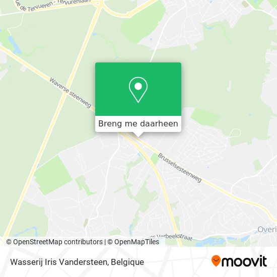 Wasserij Iris Vandersteen kaart