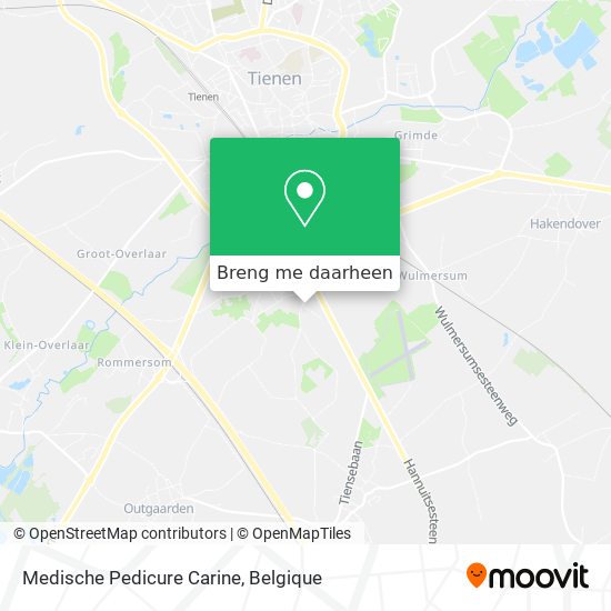 Medische Pedicure Carine kaart