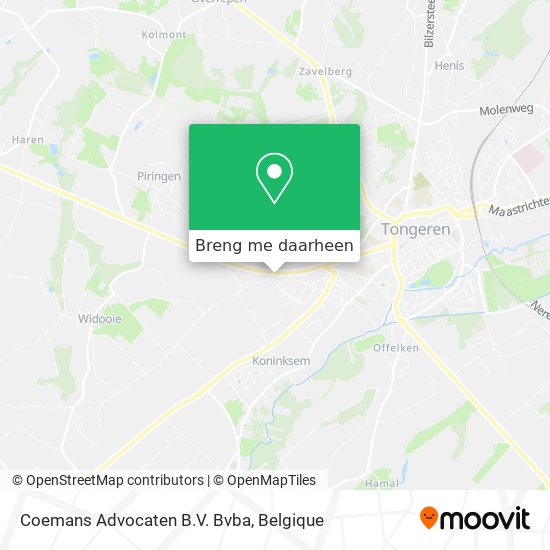 Coemans Advocaten B.V. Bvba kaart