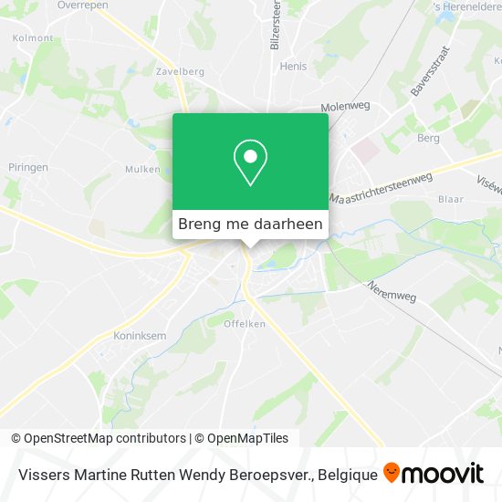 Vissers Martine Rutten Wendy Beroepsver. kaart